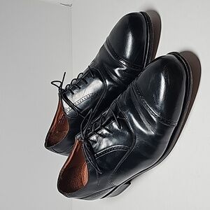 Bostonian Classics First Flex Oxford Dress Shoe Lace-up Black Patent Leather 13